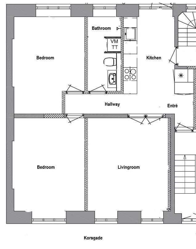Korsgade Apartments Копенгаген Номер фото